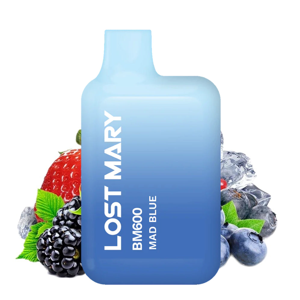 Lost Mary 2% Nicotine Disposable 600 Puffs Vape - Mad Blue