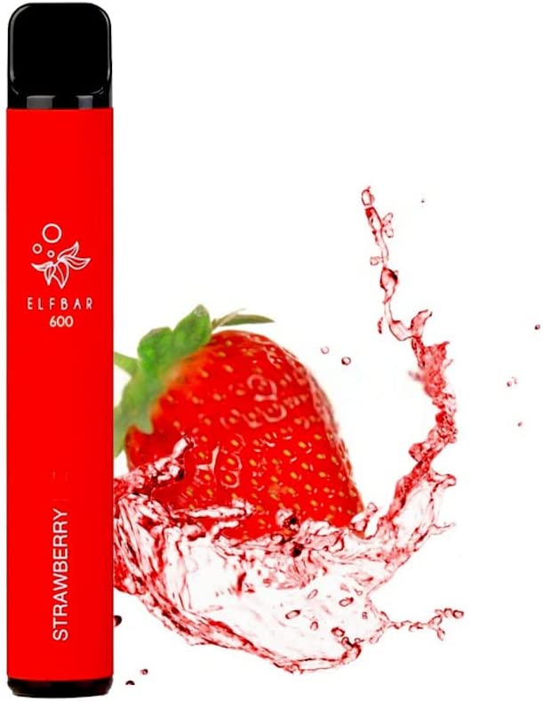 Elf bar 2% Nicotine Disposable 600 Puffs Vape - Strawberry
