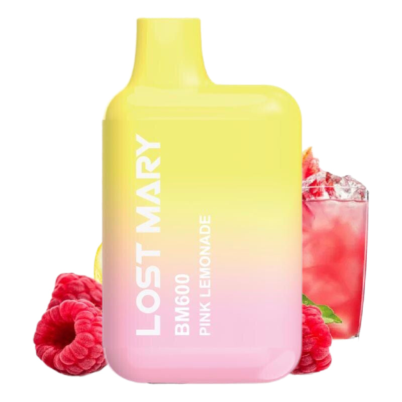 Lost Mary 2% Nicotine Disposable 600 Puffs Vape - Pink Lemonade