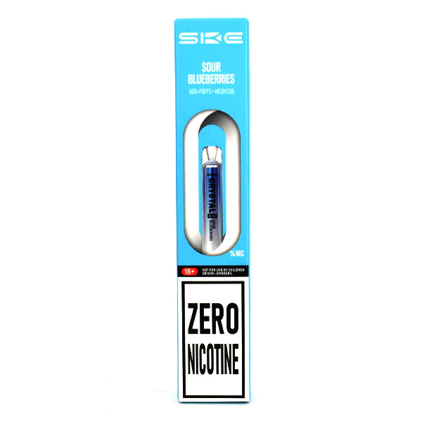 Crystal Zero Nicotine Disposable 600 Puffs Vape - Sour Blueberries