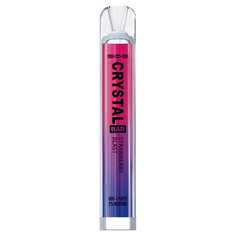SKE Crystal Bar 2% Nicotine Disposable 600 Puffs Vape - Strawberry Blast