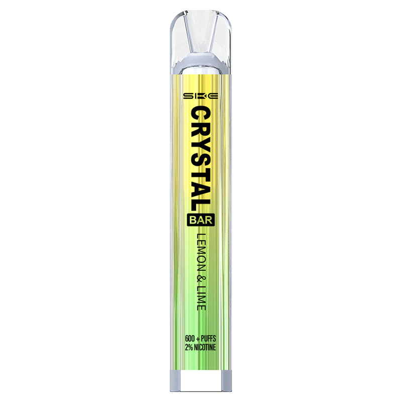 SKE Crystal Bar 2% Nicotine Disposable 600 Puffs Vape - Lemon and Lime