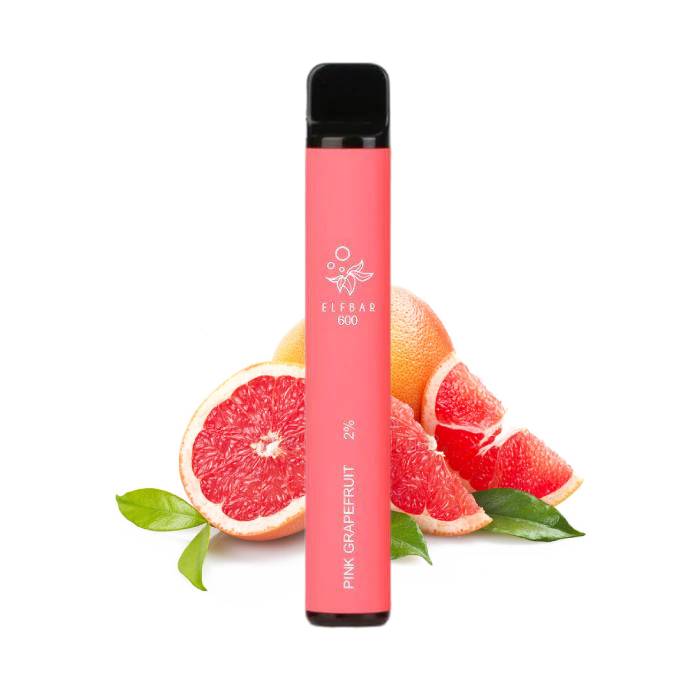 Elf Bar 2% Nicotine Disposable Vape 600 Puffs - Pink Grapefruit