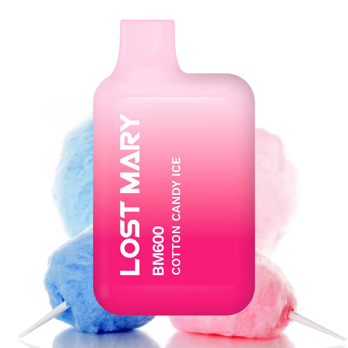 Lost Mary 2% Nicotine Disposable 600 Puffs Vape - Cotton Candy Ice