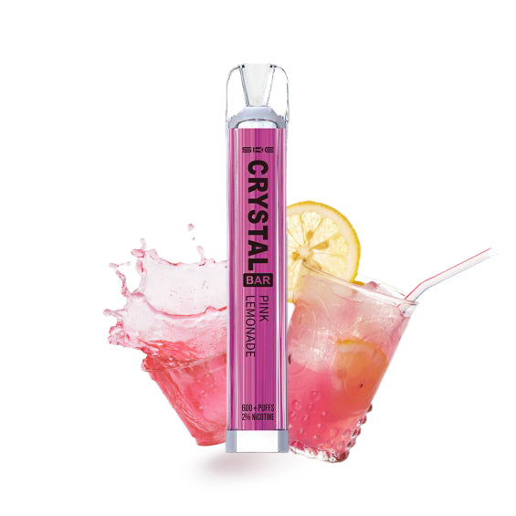 SKE Crystal Bar 2% Nicotine Disposable 600 Puffs Vape - Pink Lemonade