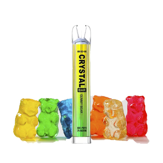 SKE Crystal Bar 2% Nicotine Disposable 600 Puffs Vape - Gummy Bear